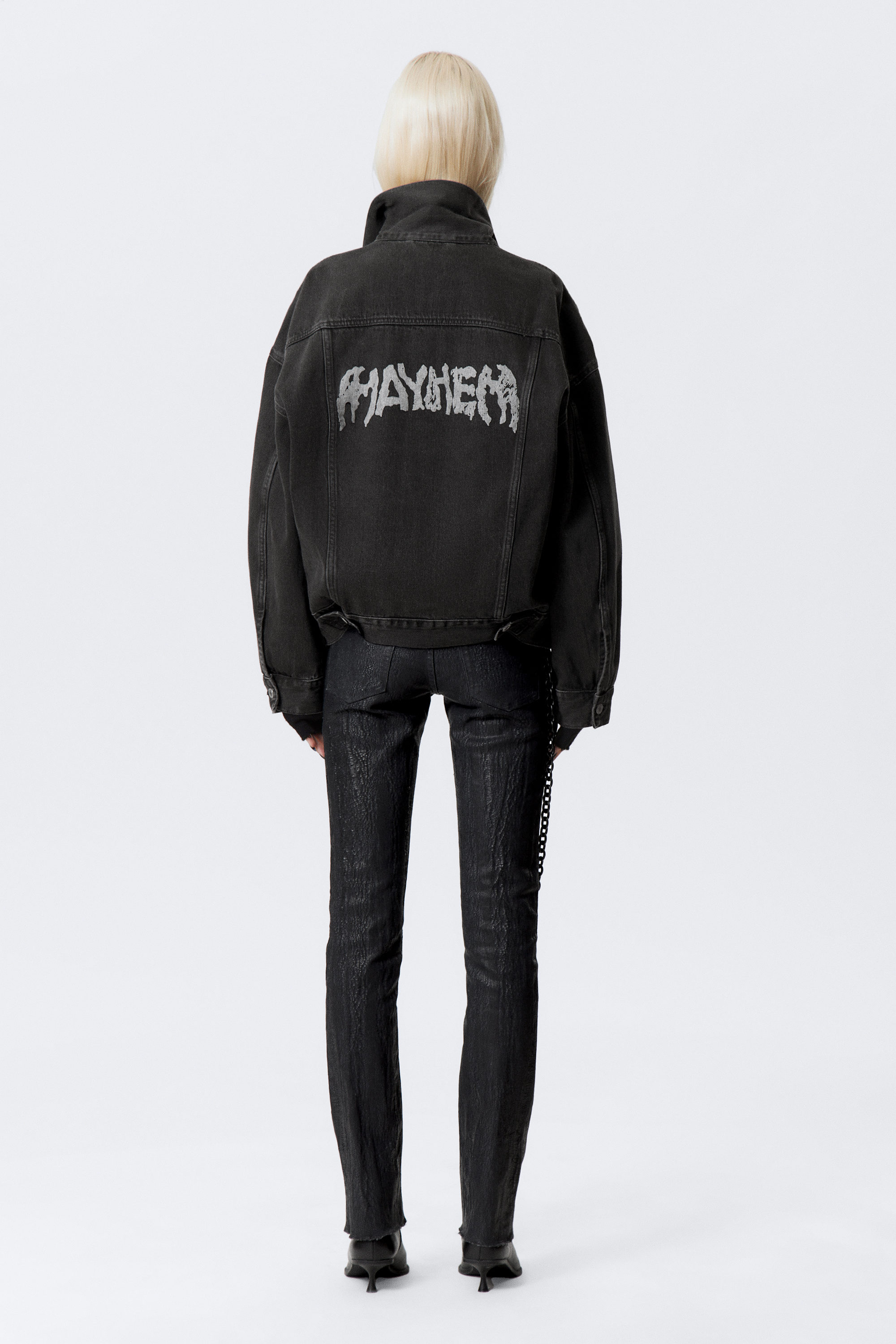 Schwarz - Lady Gaga - Jeansjacke - 4