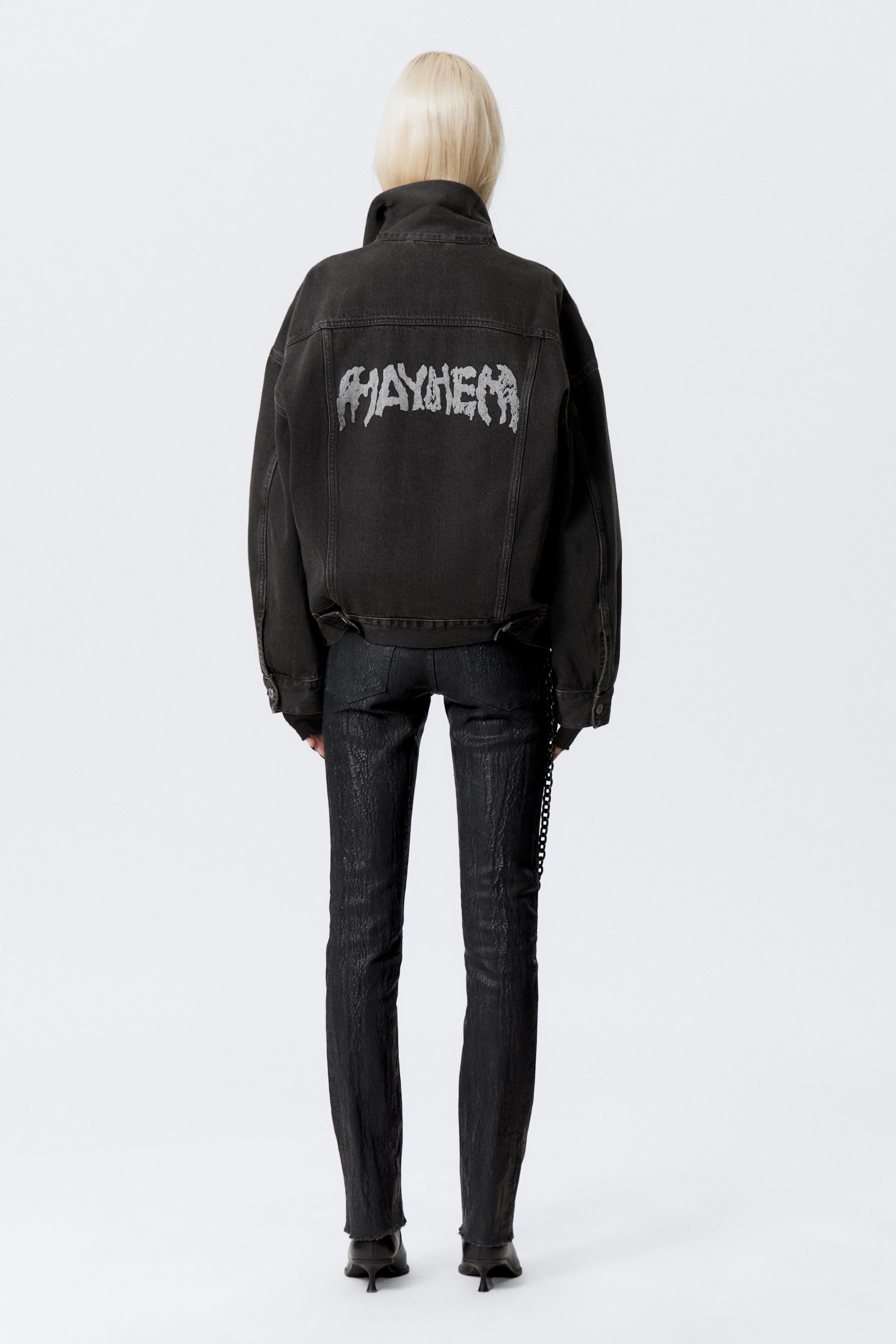 Black - Lady Gaga Denim Jacket - 4