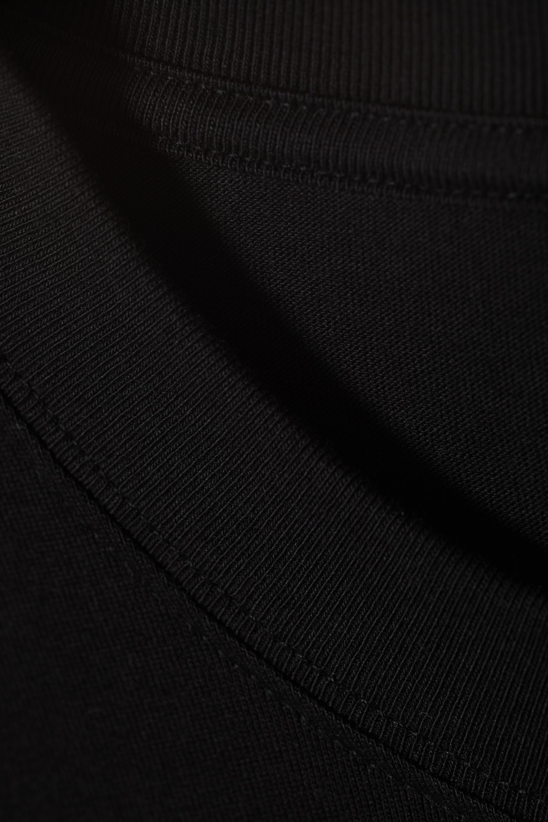 Schwarz - Lockeres Langarmshirt - 1