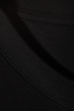 Schwarz - Lockeres Langarmshirt - 1