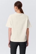 Gebroken wit - What The Frog? - Boxy T-shirt met print - 2