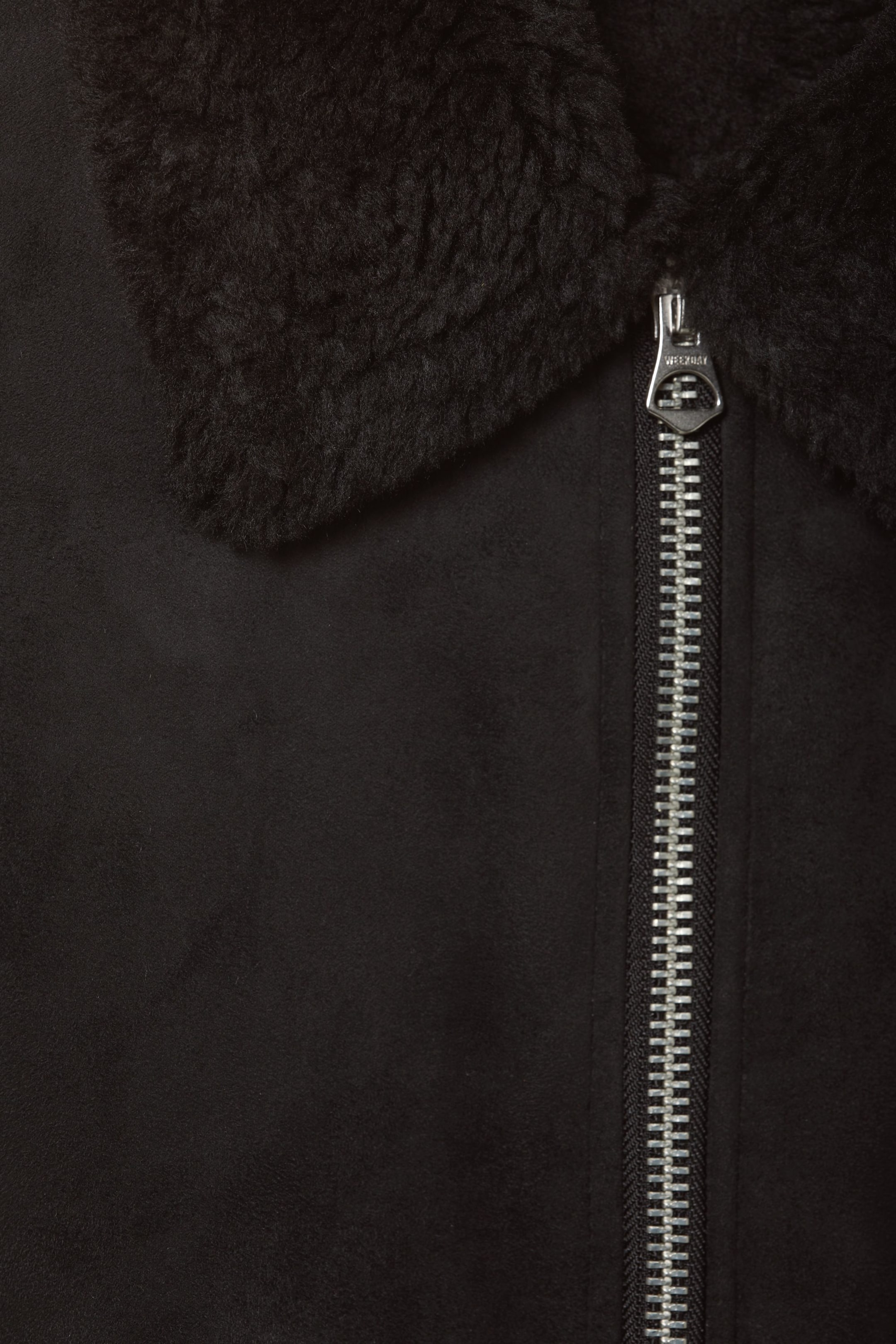 Black - Enzo Shearling Jacket - 1