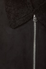 Black - Enzo Shearling Jacket - 1