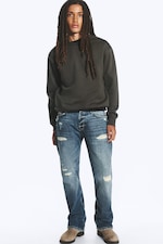 Dark Khaki Green - Classic Sweatshirt - 1