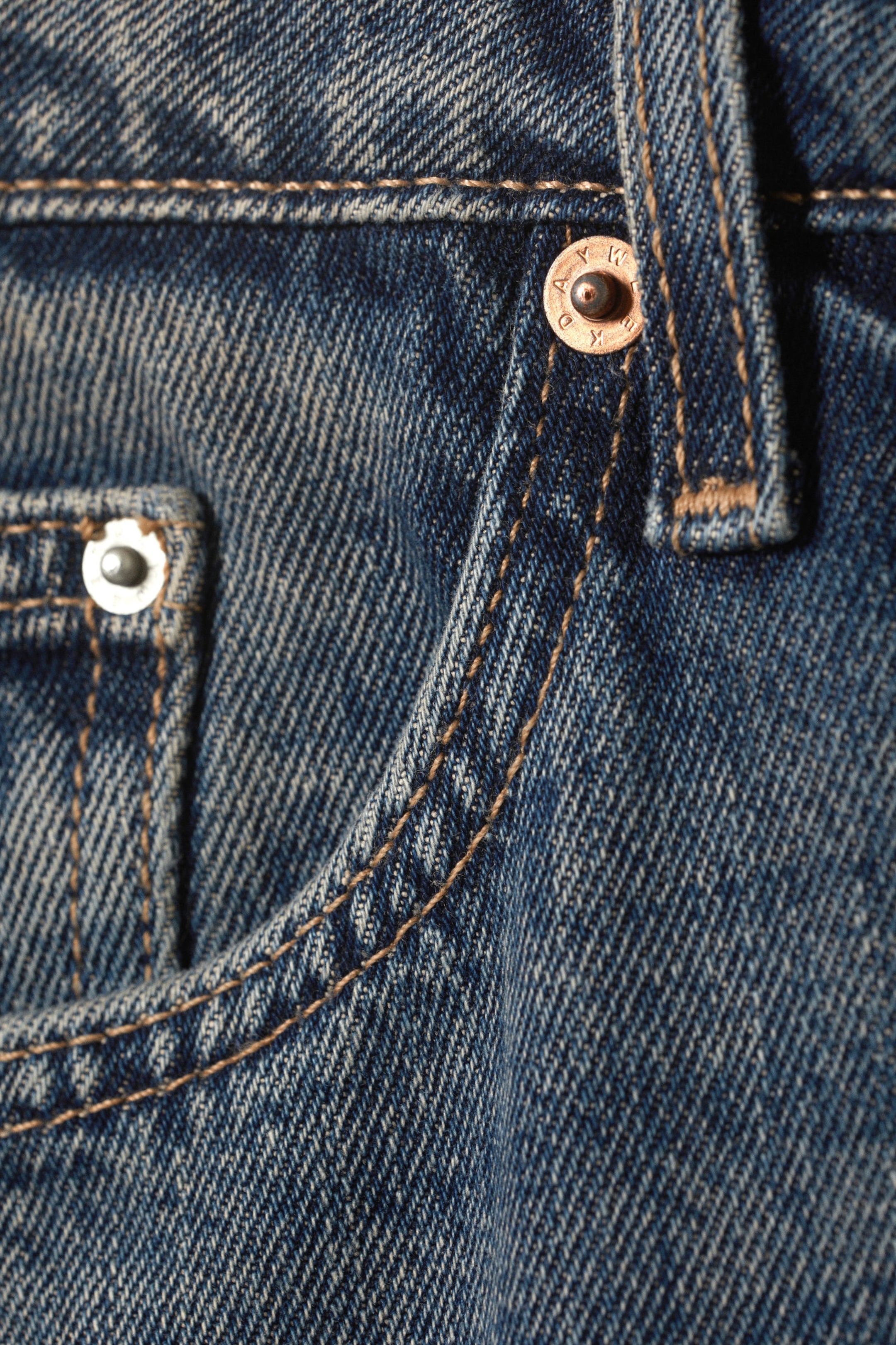 Desert Blue - Mörkblå - Imoo Low Waist Loose Wide Leg Jeans - 6