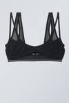[ ] Modal Mesh AF Lightly Lined Bralet ★大人気★ Mia Dot Wire Free Padded Mesh Bralette