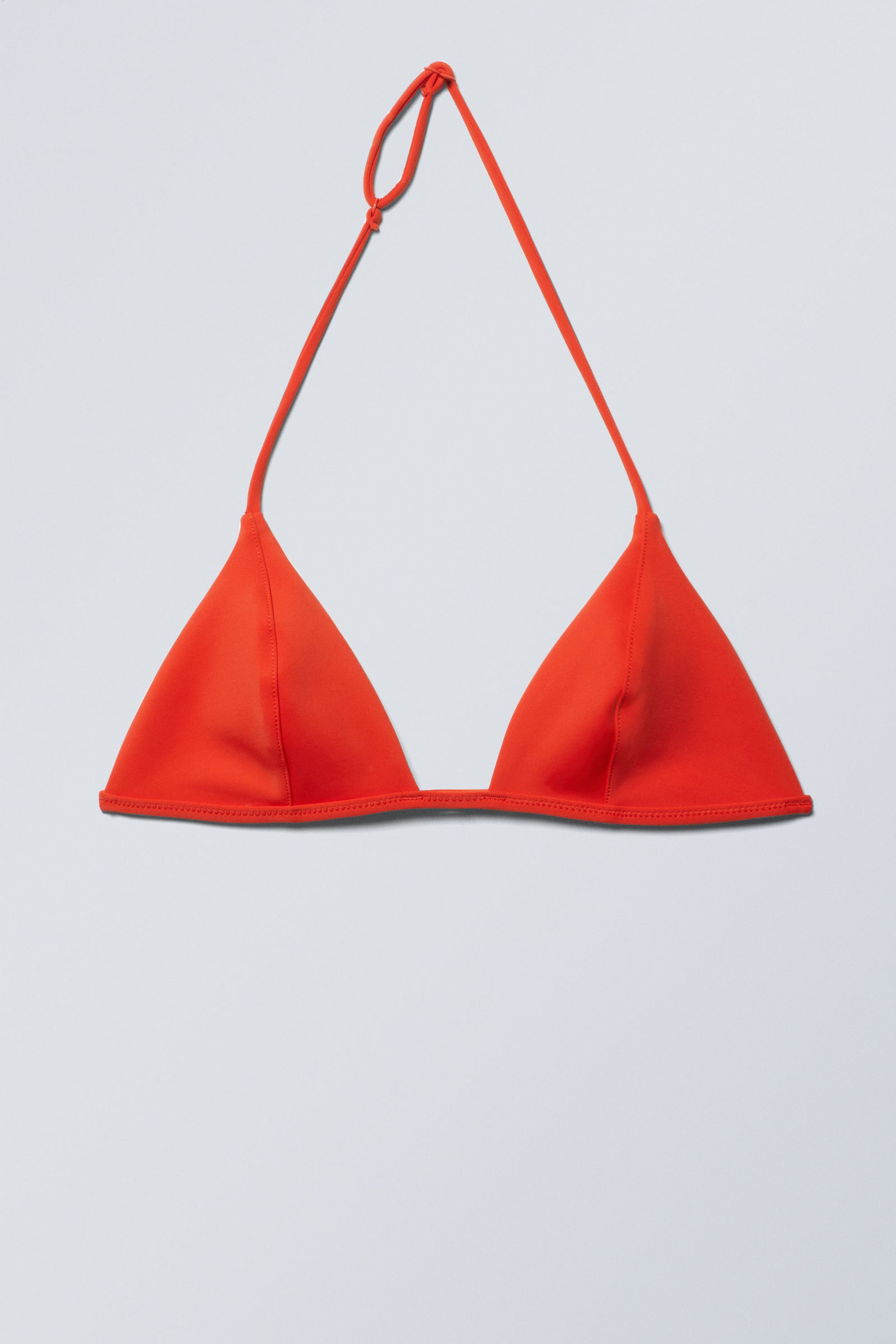 Bright Orange - Scuba Mini Triangle Bikini Top - 1