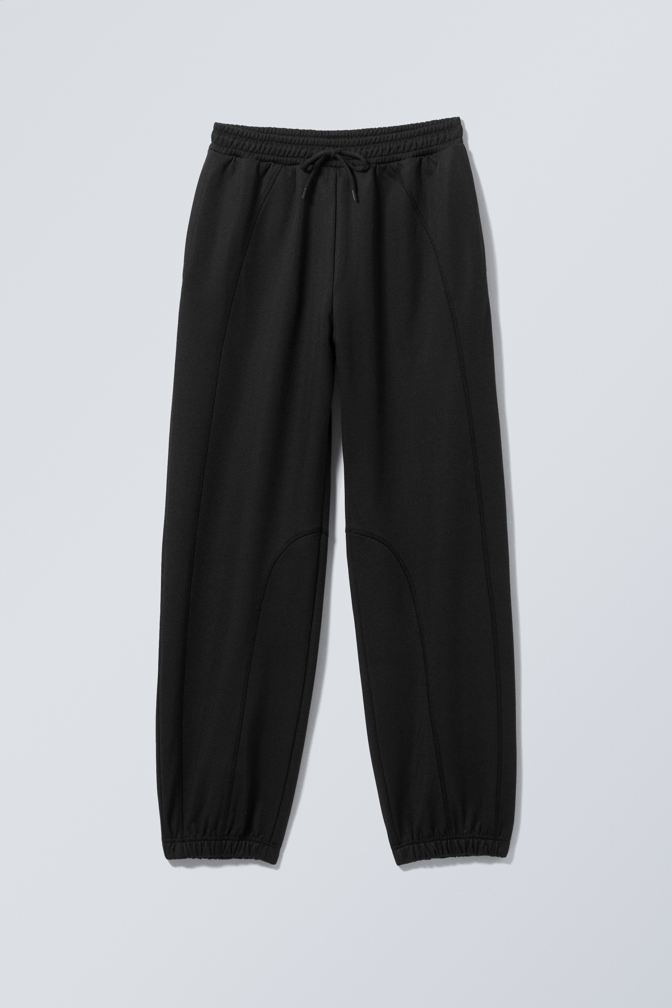 View larger image: Warm Up Straight Fit Sweatpants - Black - Men | H&M GB 1