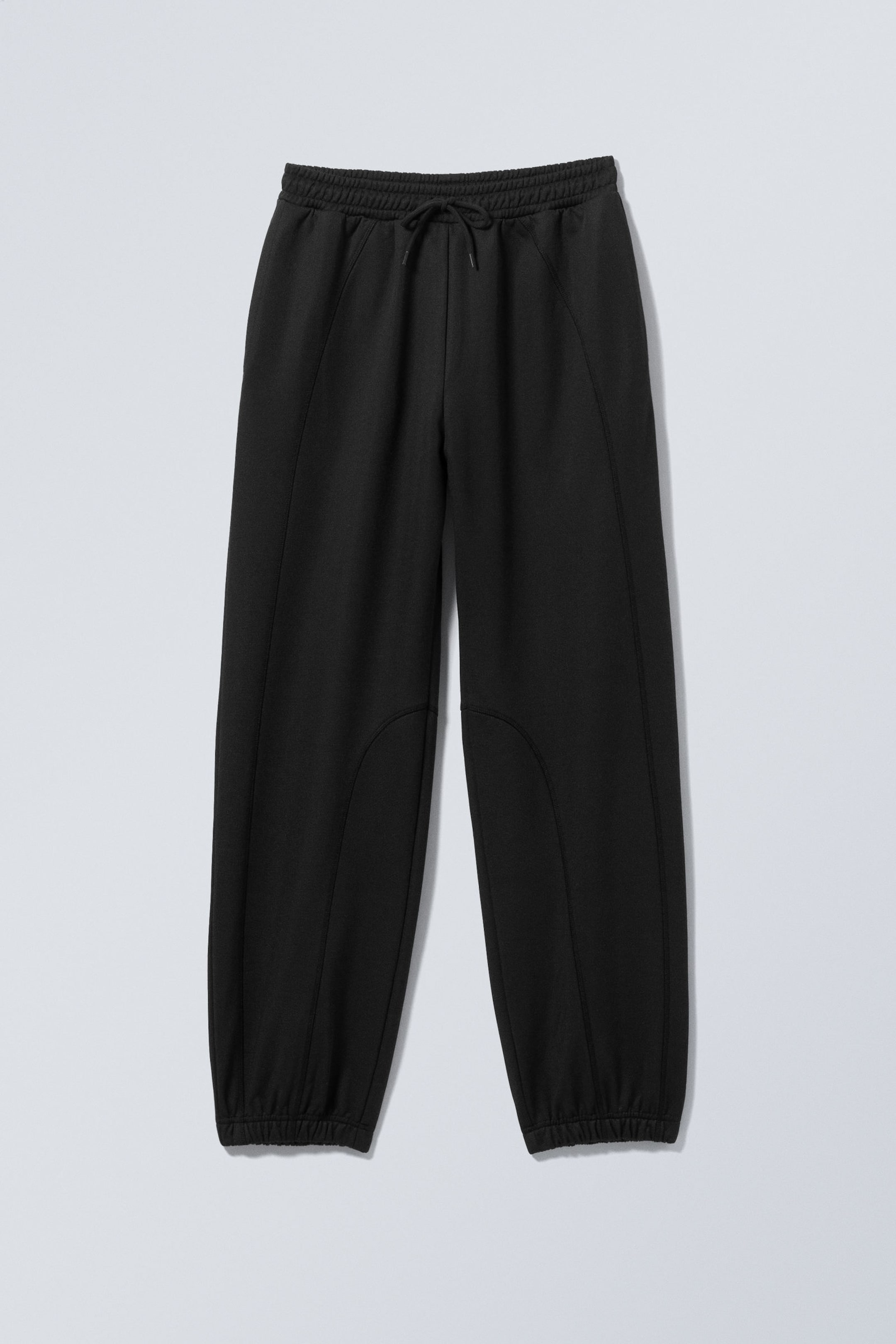 Black - Warm Up Straight Fit Sweatpants - 1
