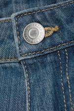 Saddle Blue - Mittelblau - Ample Low Waist Loose Wide Jeans - 6