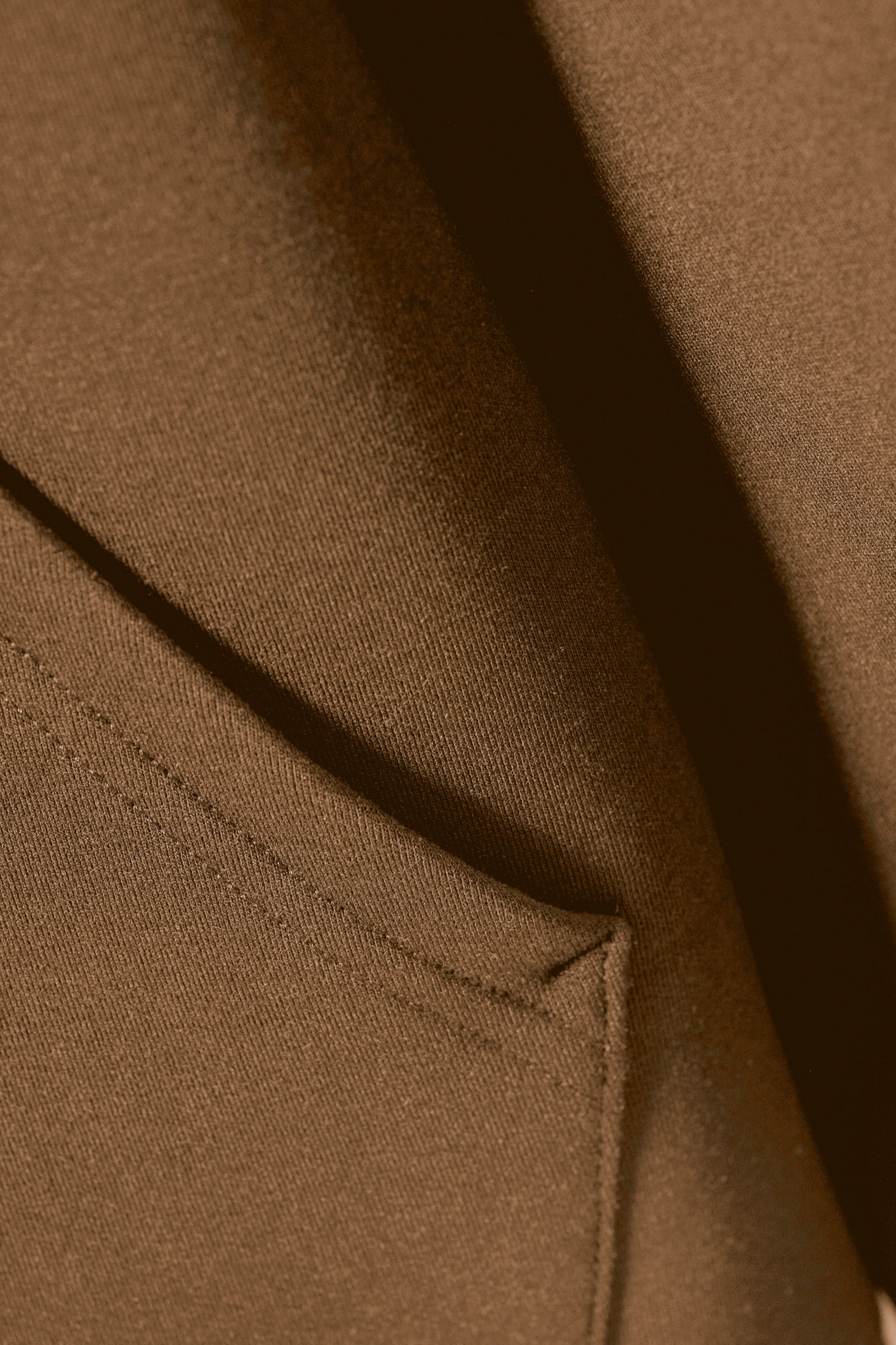 Bruin - Simon hoodie van scubastof met rits - 1