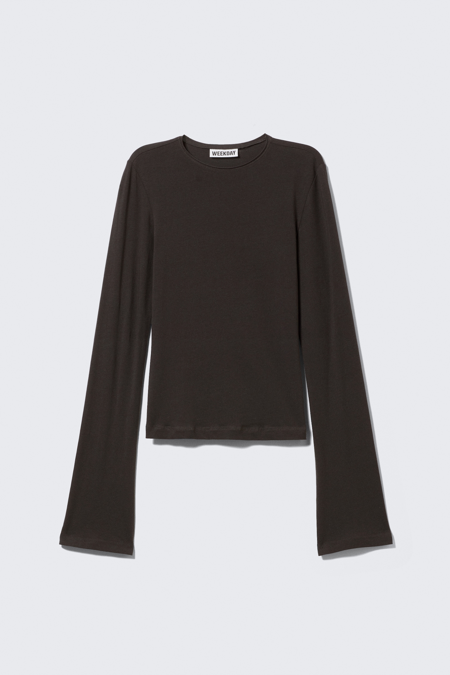 Longsleeve aus Baumwolle - Dunkelbraun/Dunkelgrün/Weiß - Schwarze Streifen/Schwarz & grau gestreift/Weiß/Dunkelbraun gestreift/Graubraun gestreift/Dunkles Khakigrün gestreift - 2