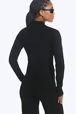 Black - Zipped Sports Jacket - 3