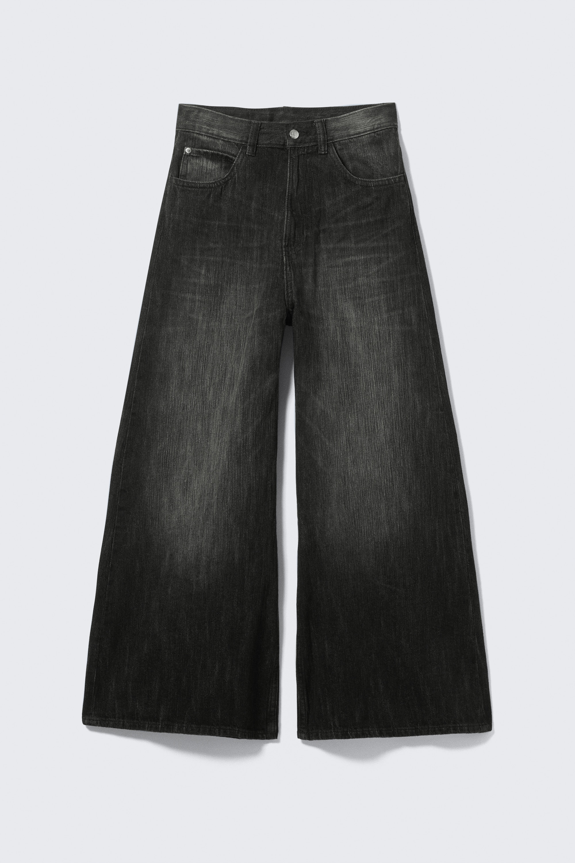 Vaqueros holgados de tiro estándar Rad Super - Black Web - Negro/Tide Blue - Azul oscuro