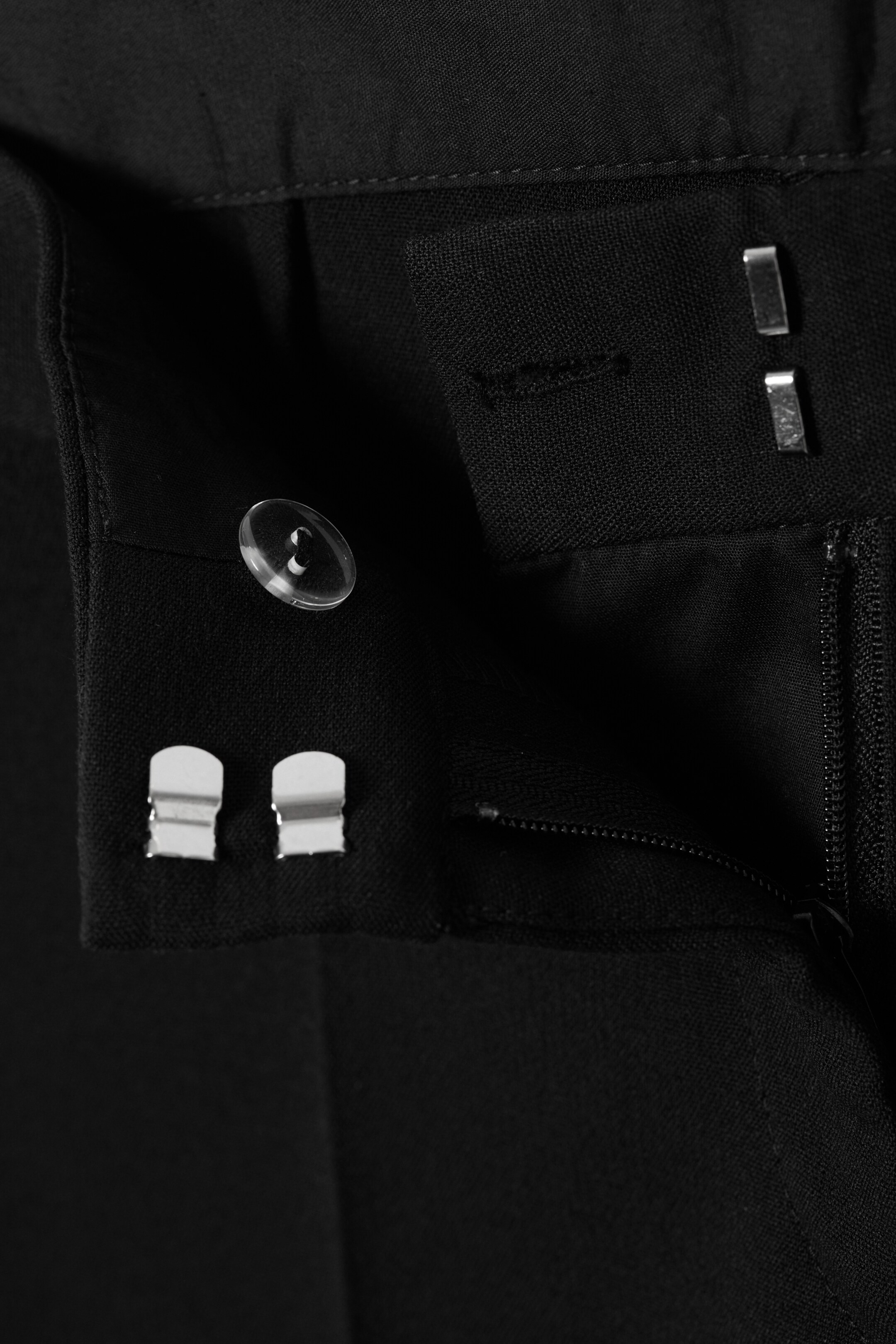 View larger image: Low-Rise Flared Suiting Trousers - Black - Ladies | H&M GB 6