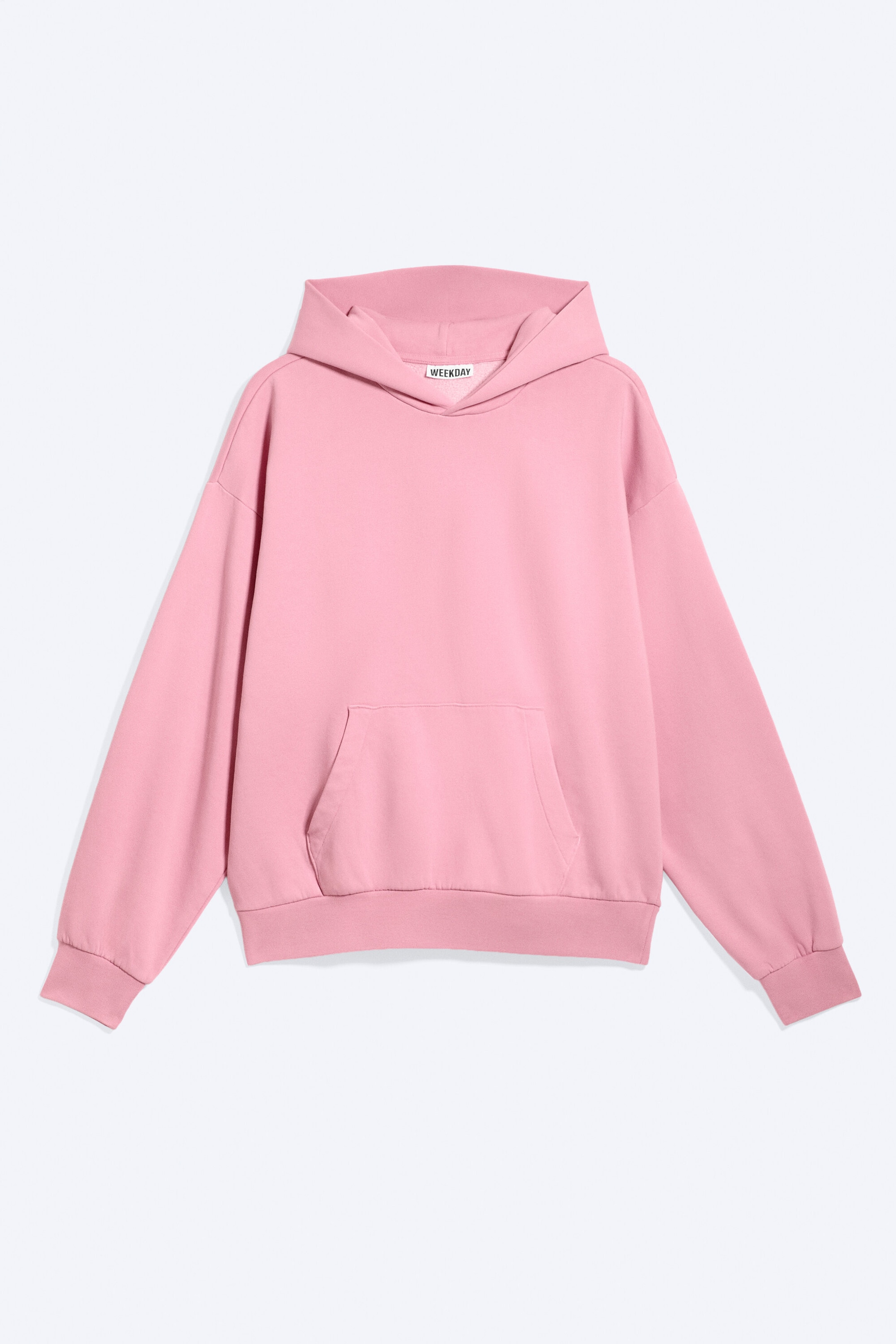 Gewaschenes Rosa - Hoodie mit weiter Passform - 4
