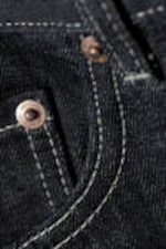 Blue Rinse - Dark Blue - Astro Loose Baggy Leg Jeans - 14