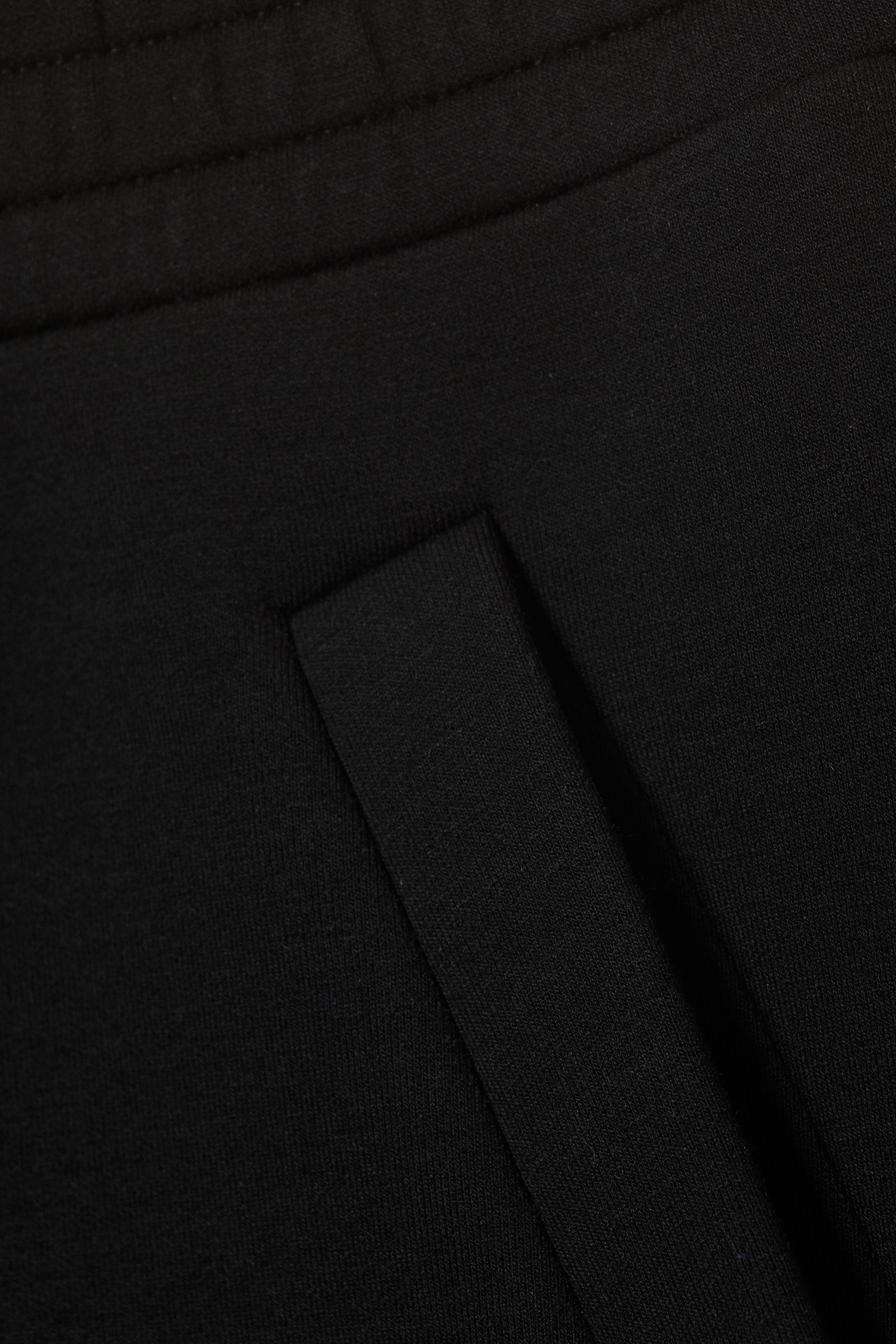 Schwarz - Lockere Scuba-Jogginghose mit weitem Bein - 5