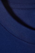 Mörkblå - Lös Boxig T-shirt - 1