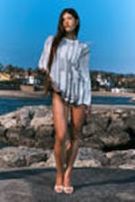White - Energy - Wide Oversized Printed T-shirt - 0