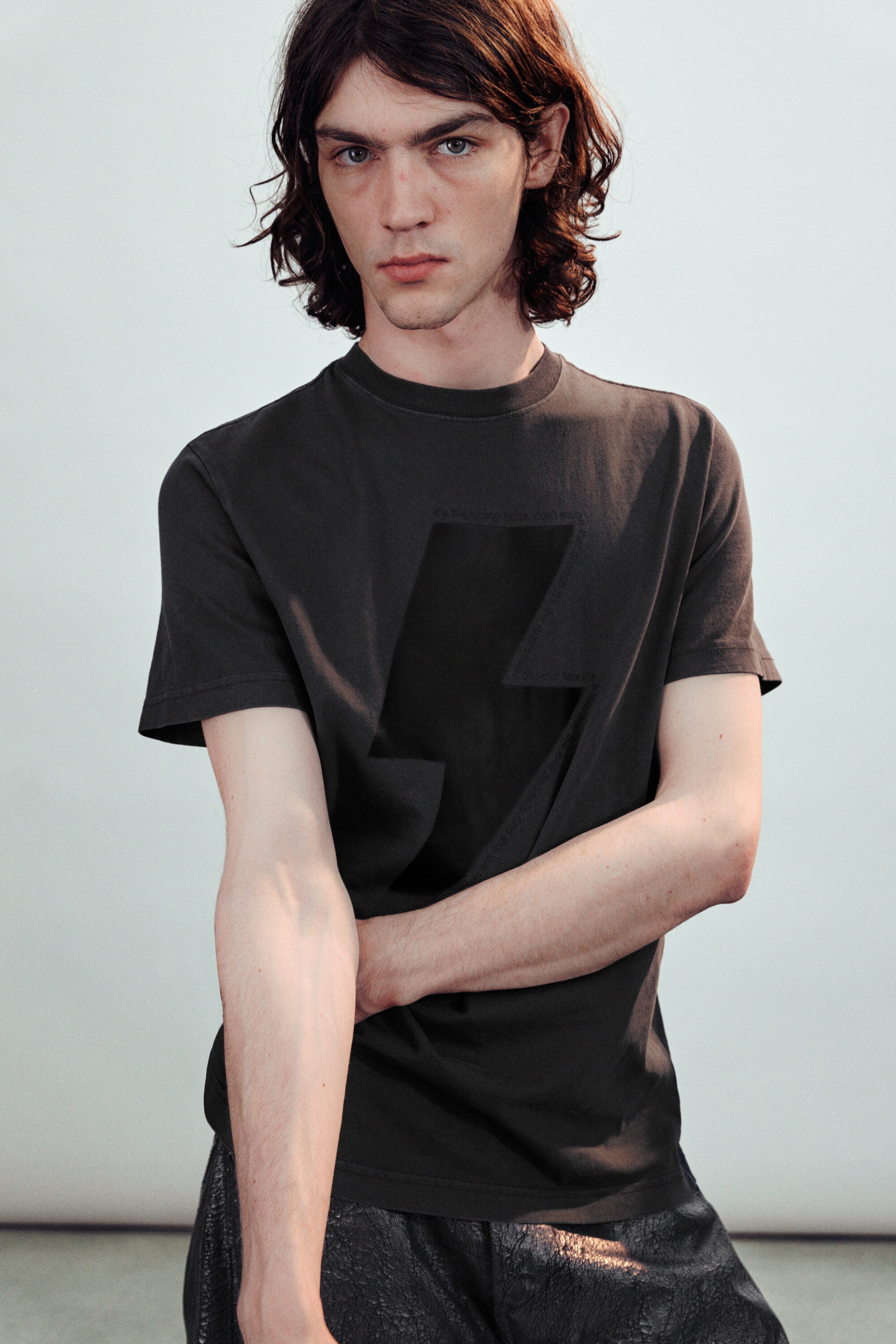 Gris foncé - T-shirt imprimé Mechatok - 1