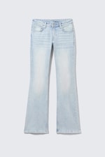 Fluid Blue - Light Blue - Luna Low Rise Skinny Bootcut Leg Jeans - 5