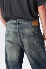 Baltic Blue – Dark Blue - Orbit Mid Rise Regular Fold-Up Jeans - 10