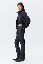 Blue Rinse - Mörkblå - Low waist slim leg jeans - 1