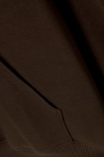 Dark Brown - Oversized Heavyweight Hoodie - 1