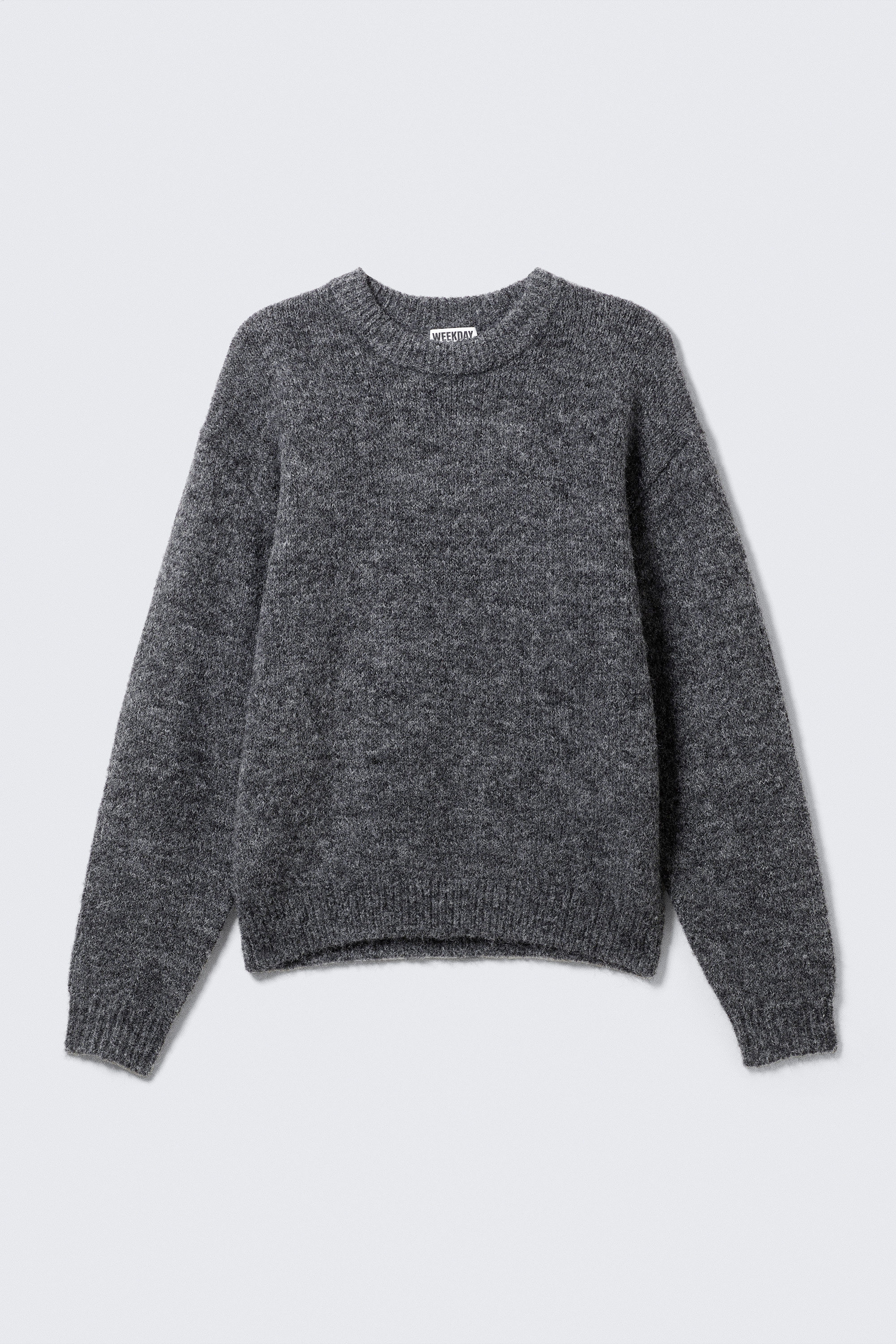 Dunkelgrau - Strickpullover aus einer Wollmischung - 2