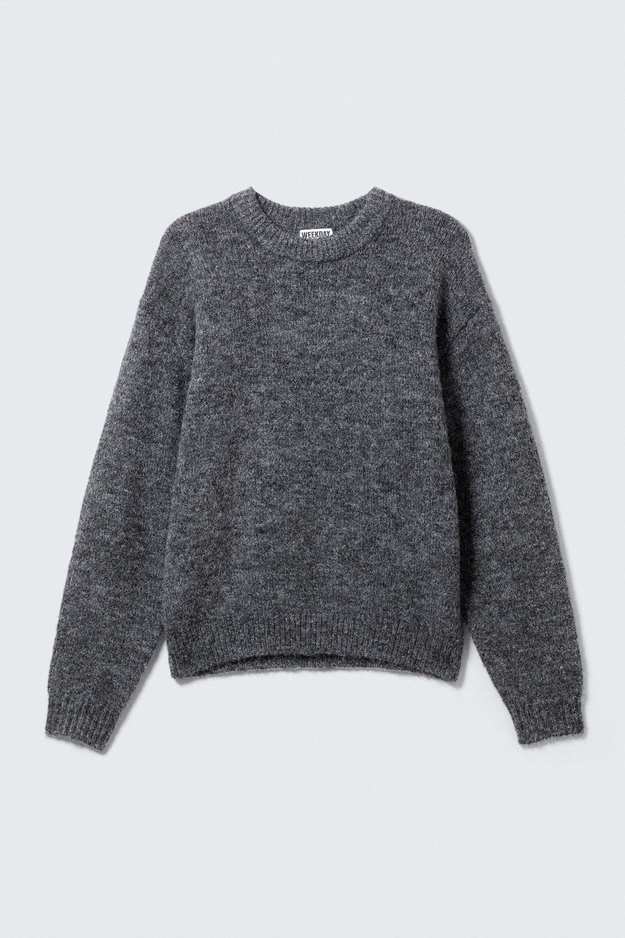 Dunkelgrau - Strickpullover aus einer Wollmischung - 4