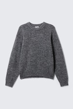 Dunkelgrau - Strickpullover aus einer Wollmischung - 4