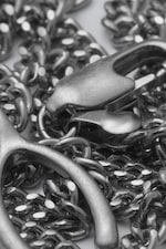 Argent - Collier chaîne à pendentif en acier inoxydable - 2