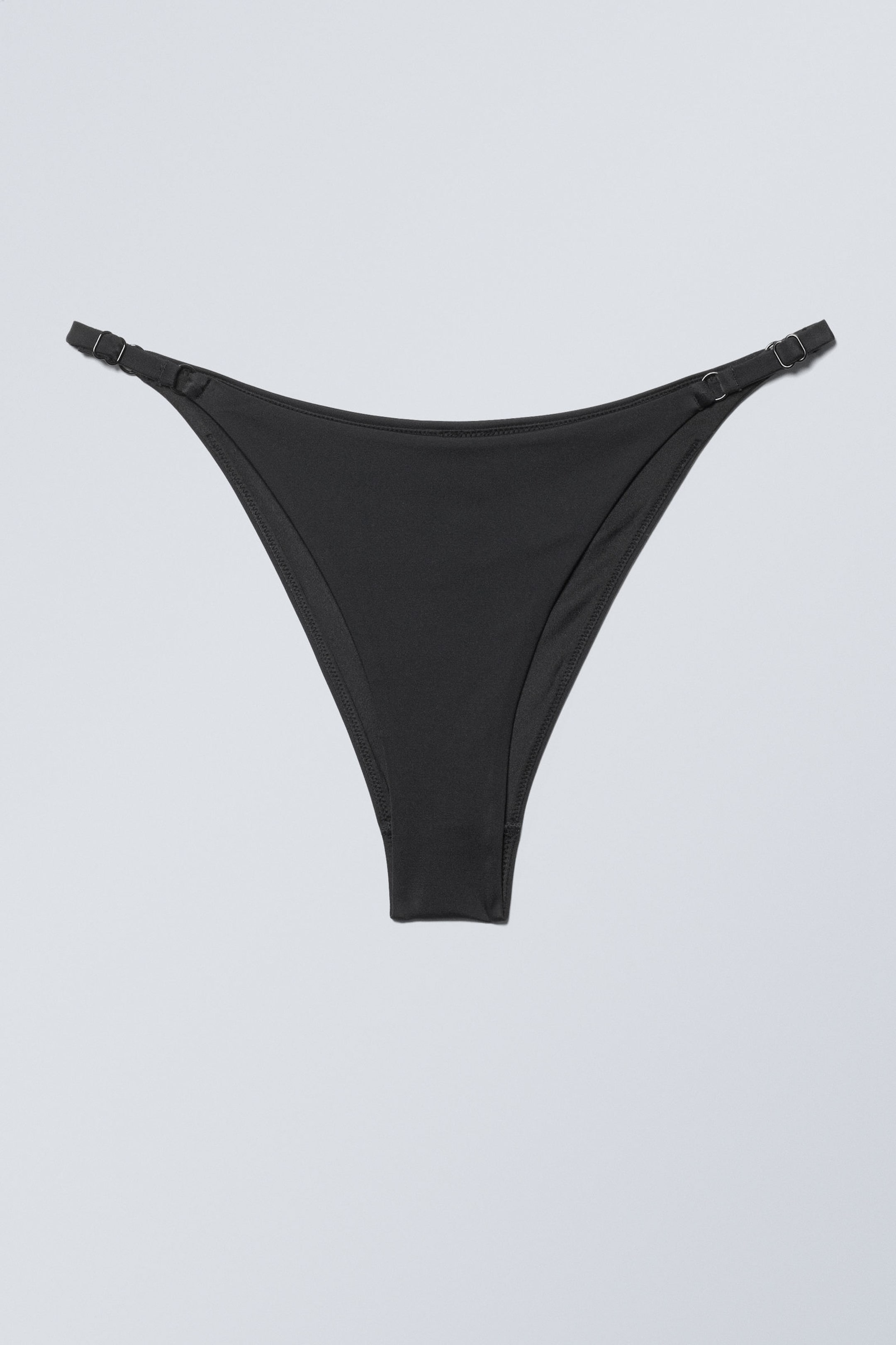Black - Cheeky Bikini Bottoms - 3