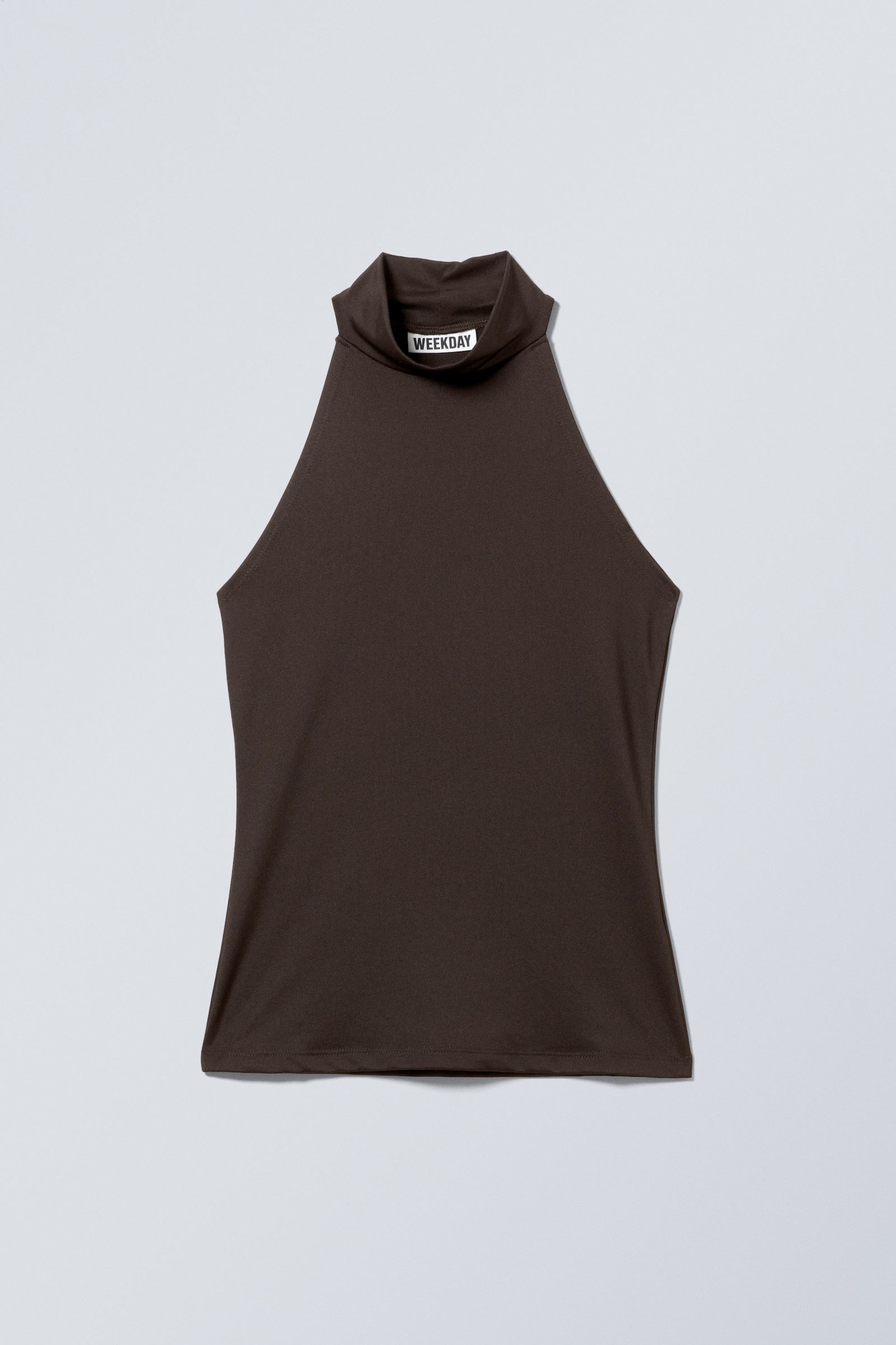 #353031 - Ärmelloses Turtleneck-Top mit schmaler Passform - 1