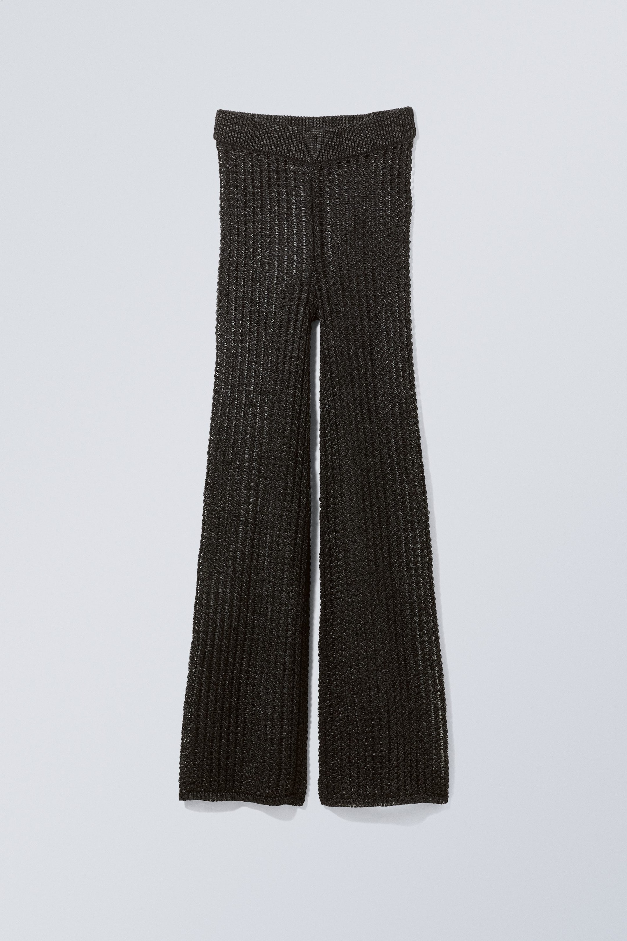 Black - Diana Crochet Trousers - 0