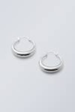 Silver - Mija Hoop Earrings - 0