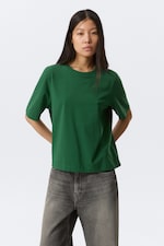 Dark Green - Perfect Boxy T-shirt - 0