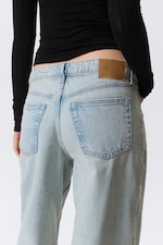 Snow Blue - Hellblau - Ample Low Waist Loose Wide Leg Jeans - 3