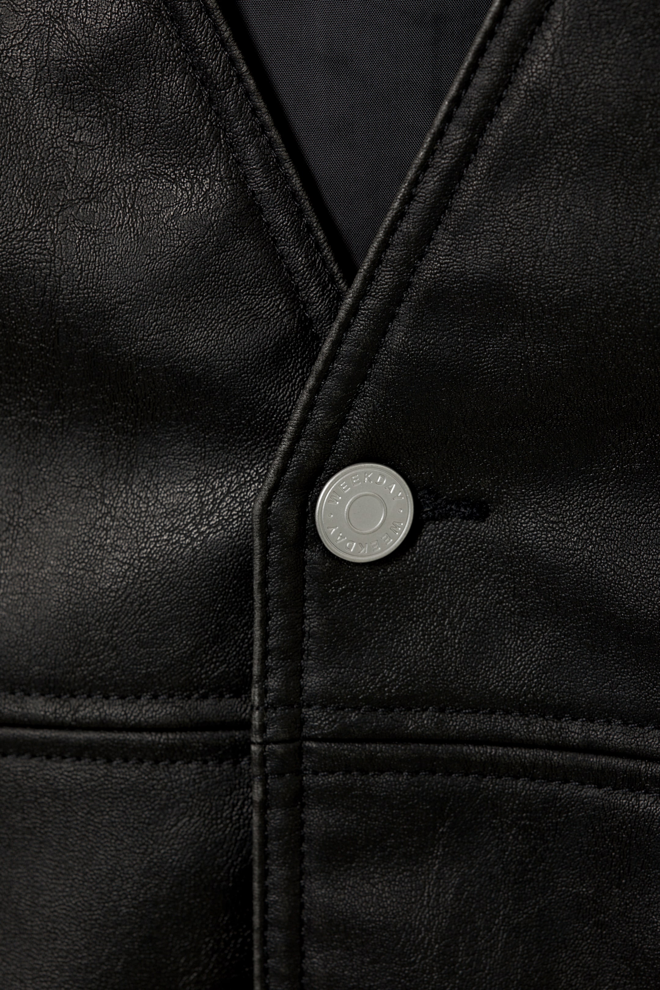 View larger image: Faux Leather Vest - Black - Men | H&M GB 2