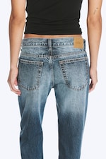 Milano Blue - Mellanblå - Sonic Low Waist Regular Straight jeans - 4