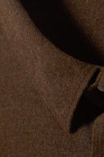 Bruin - Relaxed flanellen overhemd - 1