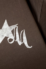 Dark Brown - Drea8m - Relaxed Graphic Printed T-shirt - 4