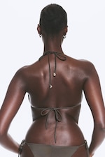 Dark Mole - Shell Triangle Bikini Top - 2