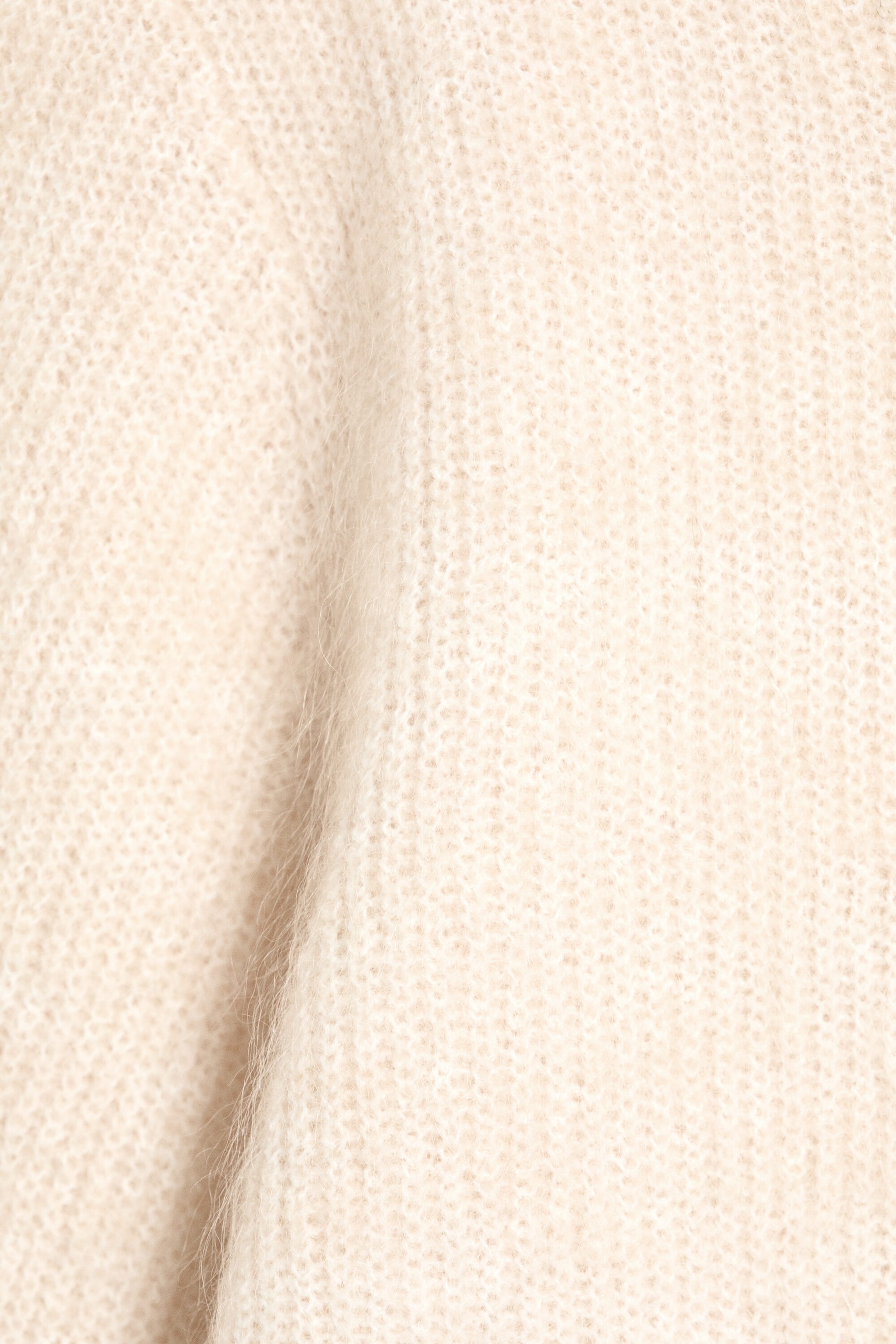 Offwhite - Strickjacke aus Mohairmischung - 5