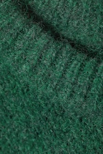 Dunkelgrün - Strickpullover aus einer Wollmischung - 1