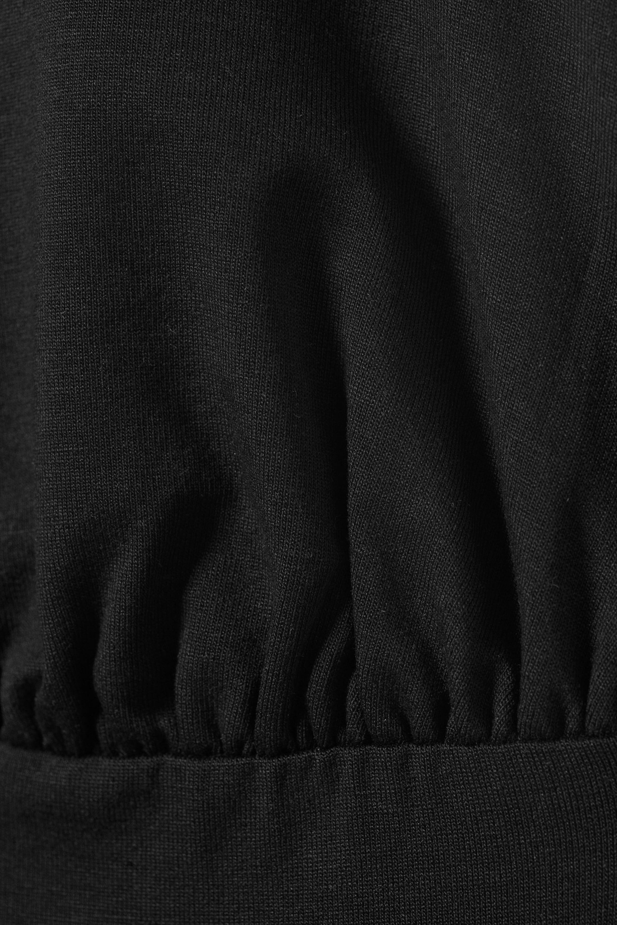Black - Deep Halterneck Top - 5