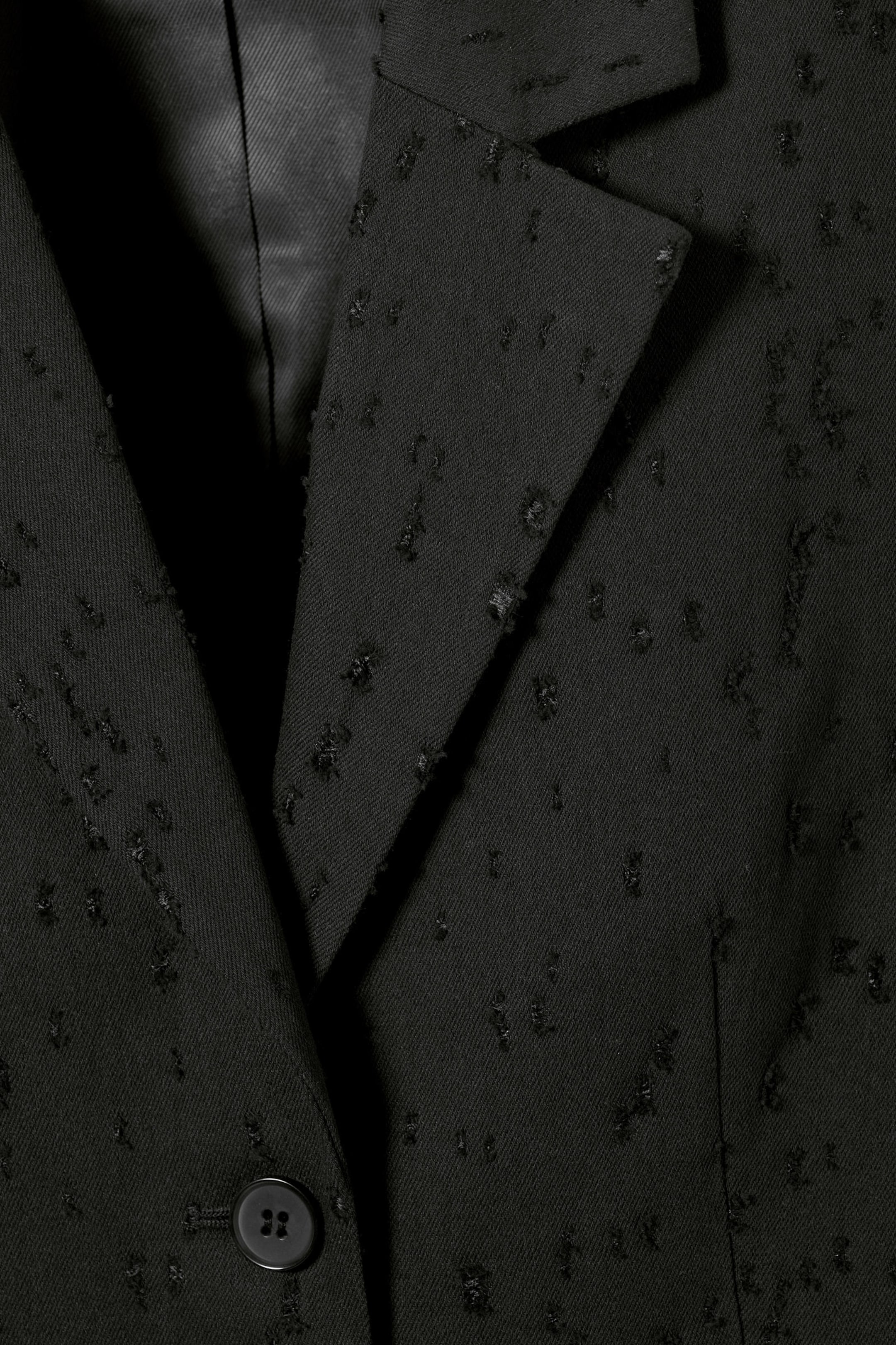 Black & Grey - Esma Fitted Blazer - 2