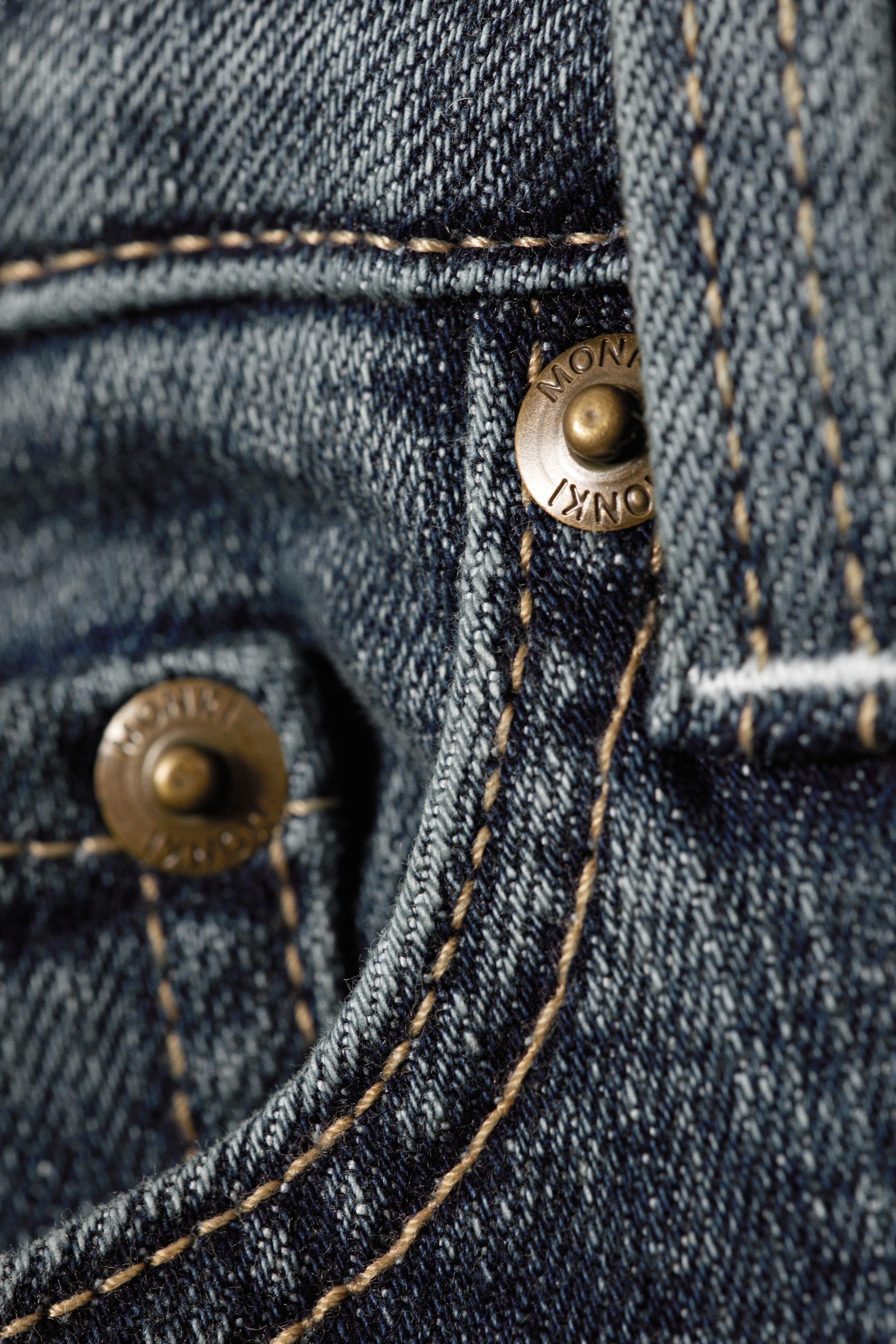 Desert Blue - Dark Blue - Low Rise Curve Yoke Flared Jeans - 6