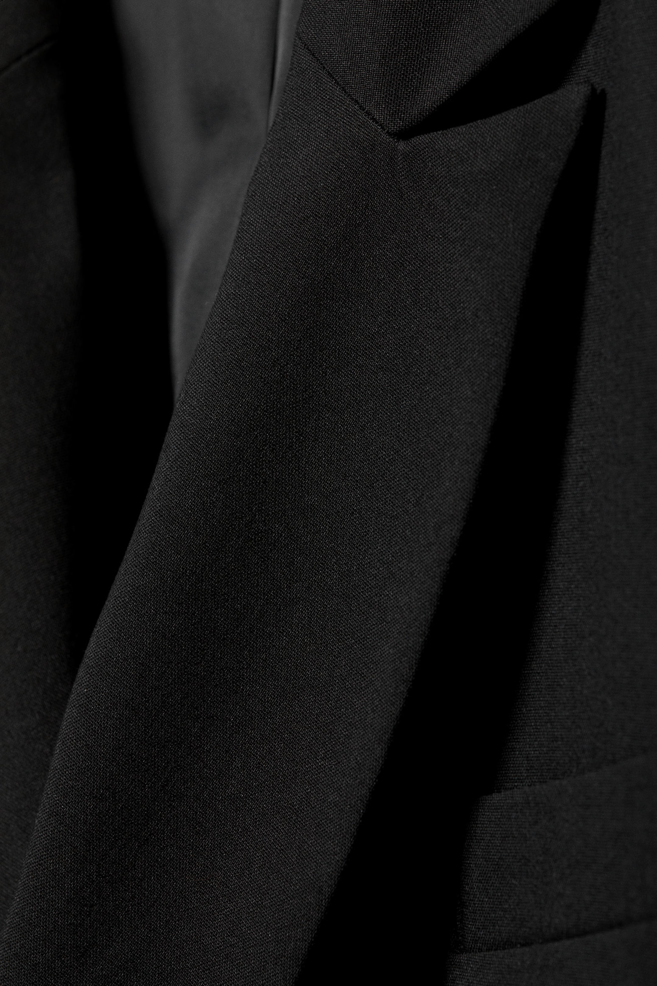 Schwarz - Zweireihiger Blazer - 1